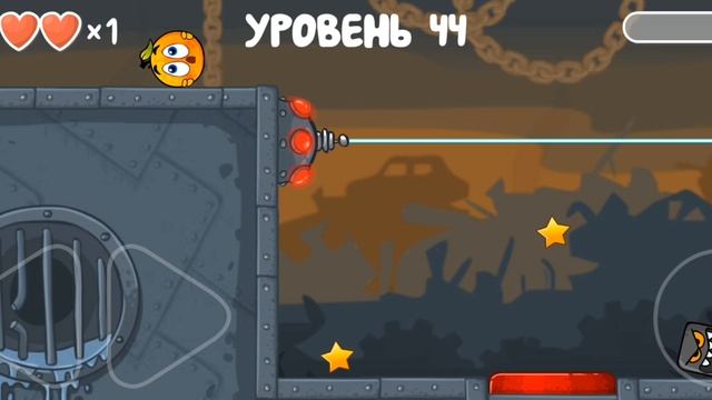 Прохождение уровня 44 в red ball 4