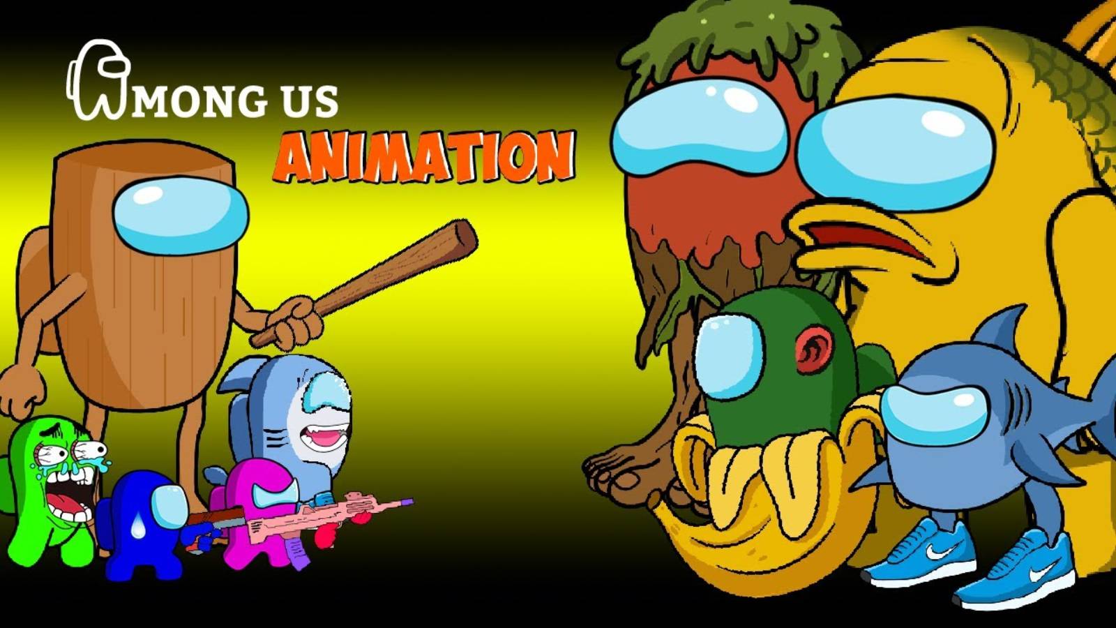 Among Us VS Italian Brainrot МЕМ СМЕШНАЯ АНИМАЦИЯ Итальянский Брейнрот Мультик
