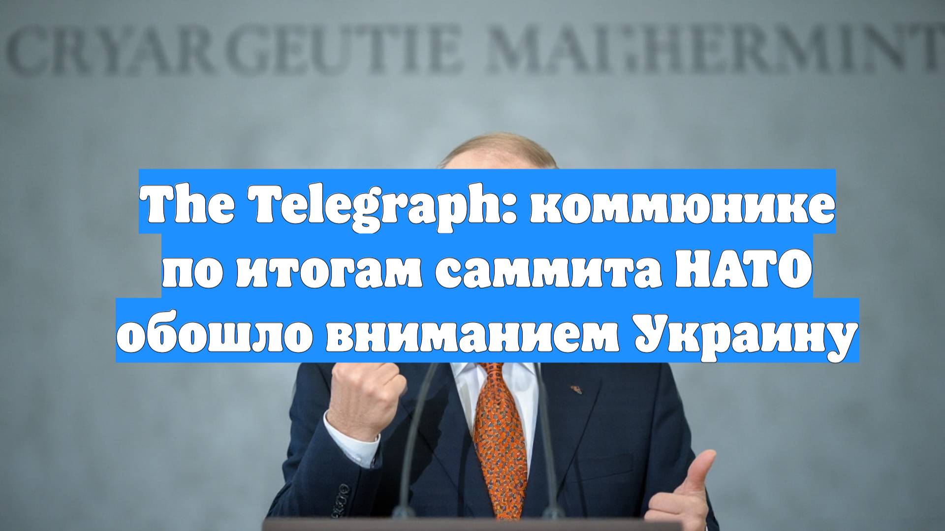 The Telegraph: коммюнике по итогам саммита НАТО обошло вниманием Украину