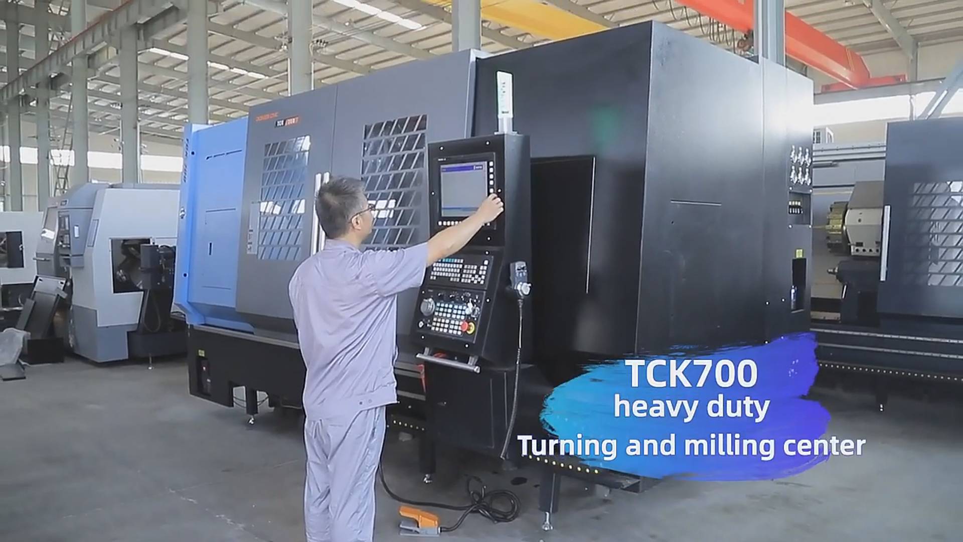 Токарный обрабатывающий центр TCK700 DONGS CNC