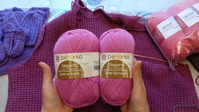 Вязание спицами.Готовые работы за неделю.Приятная неожиданность.