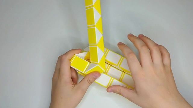 Как сделать кораблик из змейки Рубика