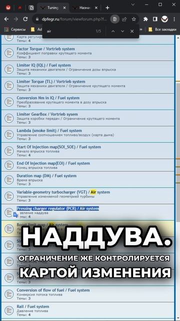 Часть 3. Набор карт для чиптюнинга Diesel： категория возду