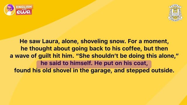 English Audiobooks🎧 Improve English with a Short Story for Level 3 ❄️  The Snowy Morning