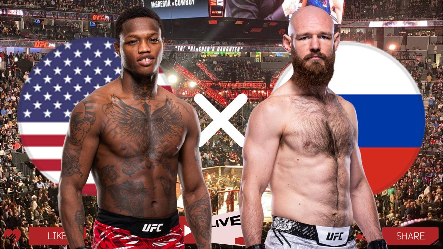 UFC 317 | Маккинни - Борщёв прямая трансляция