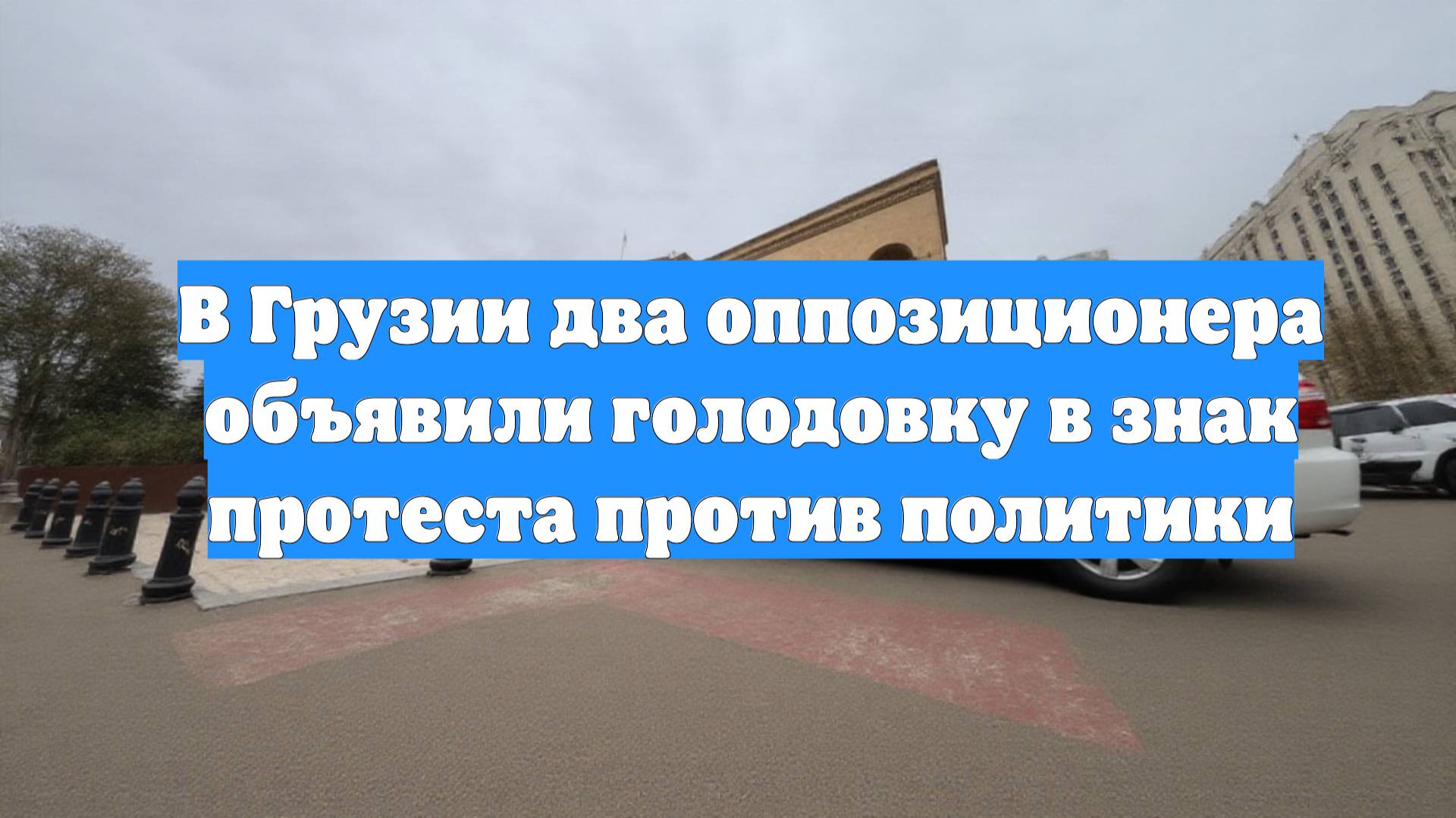 В Грузии два оппозиционера объявили голодовку в знак протеста против политики