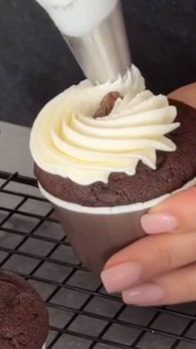 Шоколадно -кофейные капкейки 🧁