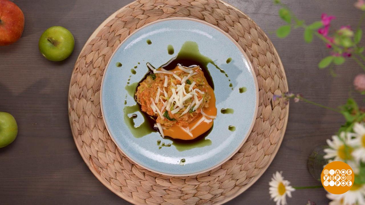 Спагетти из кабачков от Марии Суровой. Доброе утро. Суббота. Фрагмент выпуска от 28.06.2025