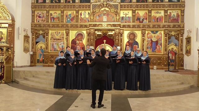 Выступление Камерного хора "Подмосковье" в храме всех скорбящих Радость г. Минск