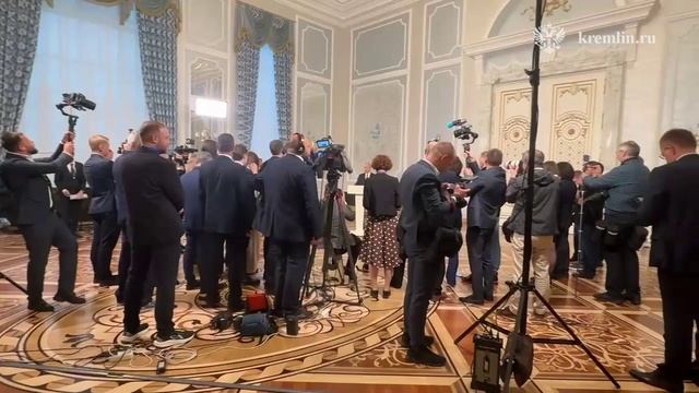Пресс-конференция в самом разгаре, Минск, 27 июня 2025 года