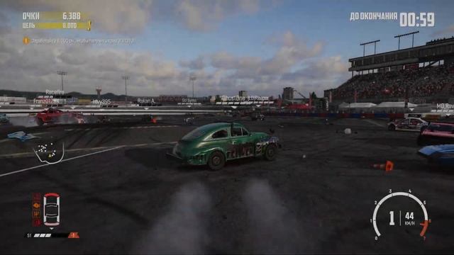 ПРЯМО ЗА МЕЧТОЙ №1 - УСПЕТЬ ЗА 180 СЕКУНД #wreckfest