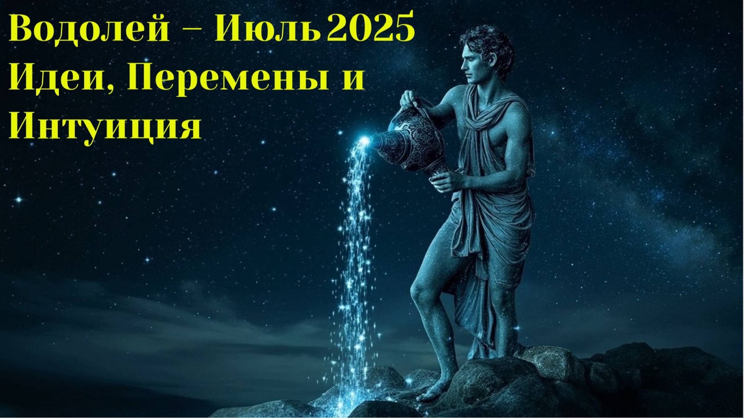 Водолей – Июль 2025 🔹 Идеи, Перемены и Интуиция