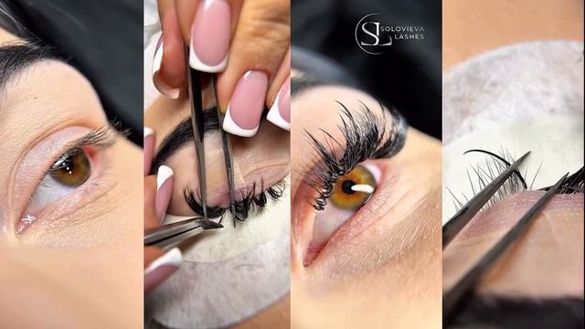 наращивание трендовых эффектов.ресницы онлайн обучение.схемы наращивания ресниц #lashes #ресницы