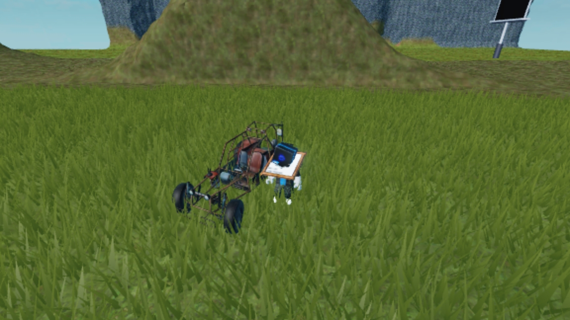 Я езжу на машине в Roblox