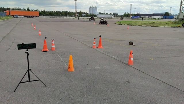 Gymhana GP 2025 stage 2 / Будагова Дарья / Yamaha MT-03 / 51,16