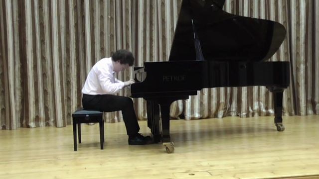 Konstantin Alexeev.Bach Prelude and fugue b flat minor from WTC book 1. 2016