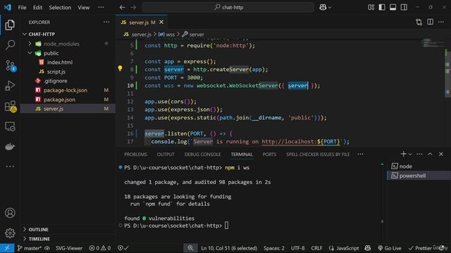 1 -Open a ws connection