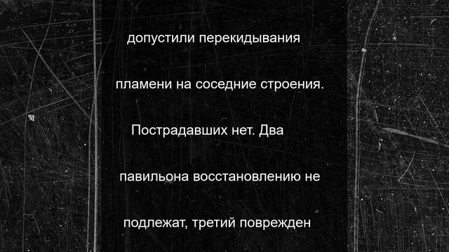 В Тамбове огонь уничтожил два торговых павильона на рынке