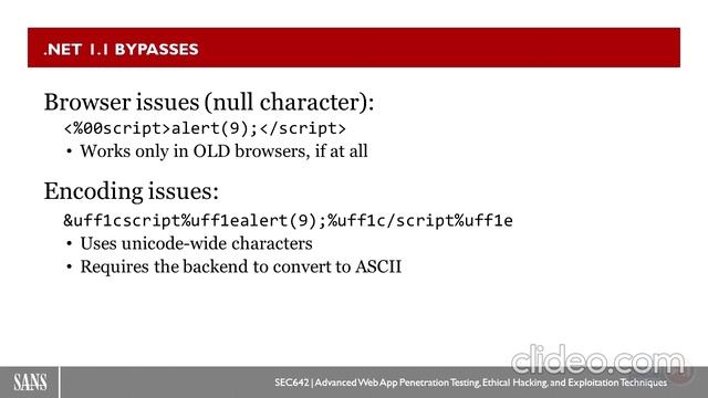 5.3 - Web Framework Defenses