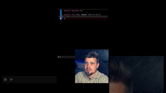 Создаём собственный кастомный постфиксный ударный оператор на Swift