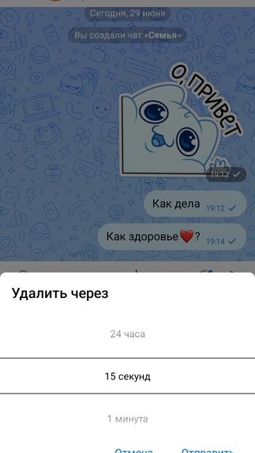 Как сделать исчезающее сообщение ВКонтакте 2025 году