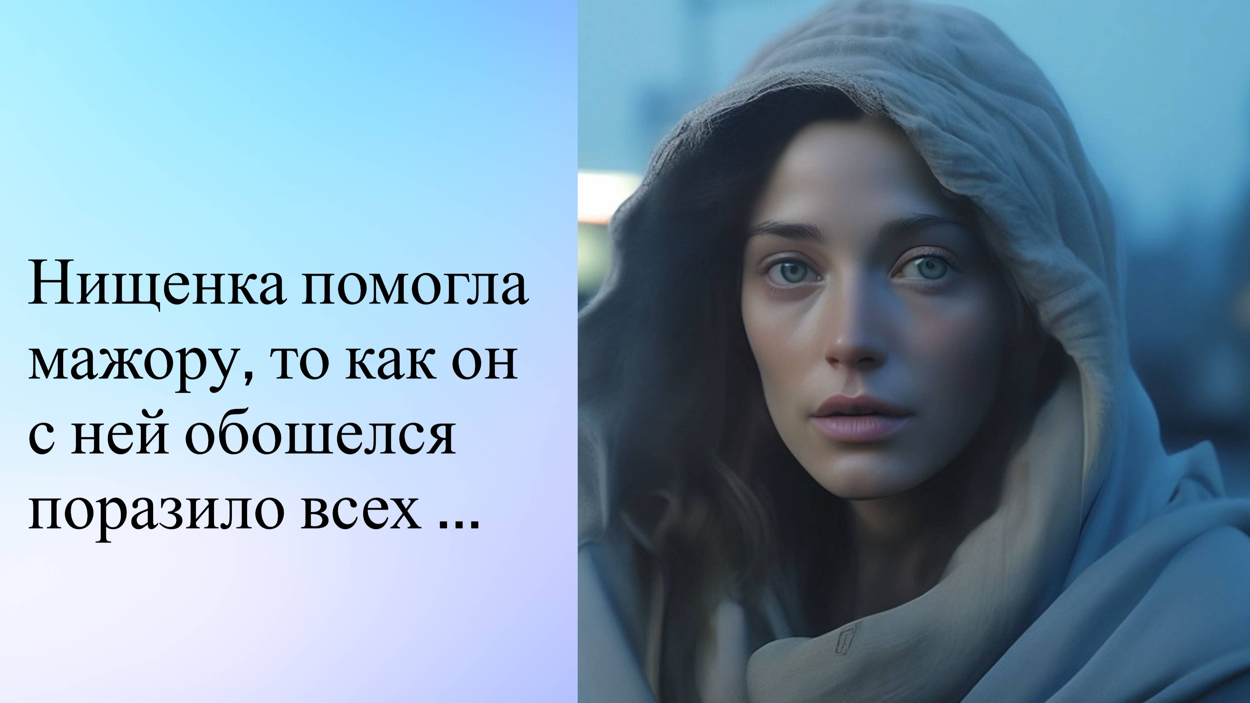 Нищенка помогла мажору, то как он с ней обошелся поразило всех…