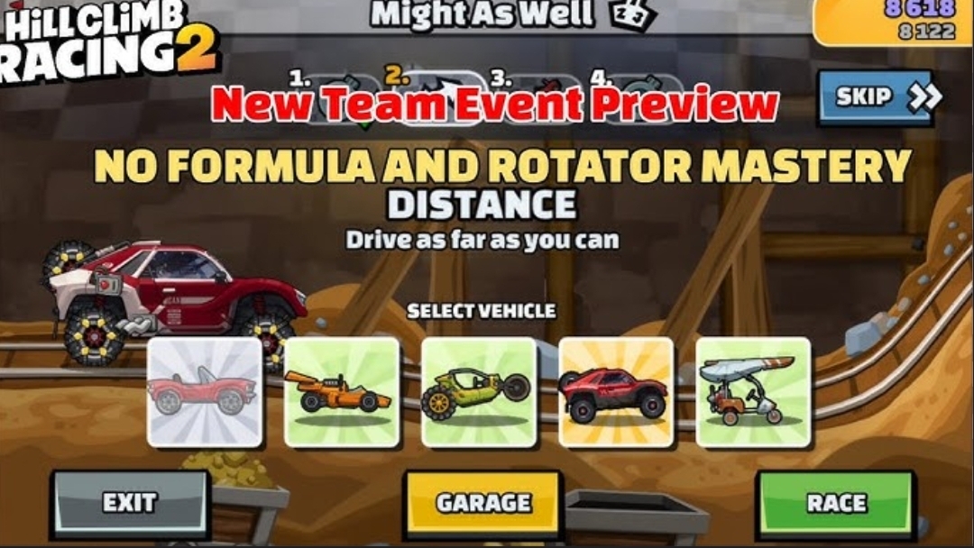 36839 POINTS (38K Possible) in Might as well New Team Event - Hill Climb Racing 2