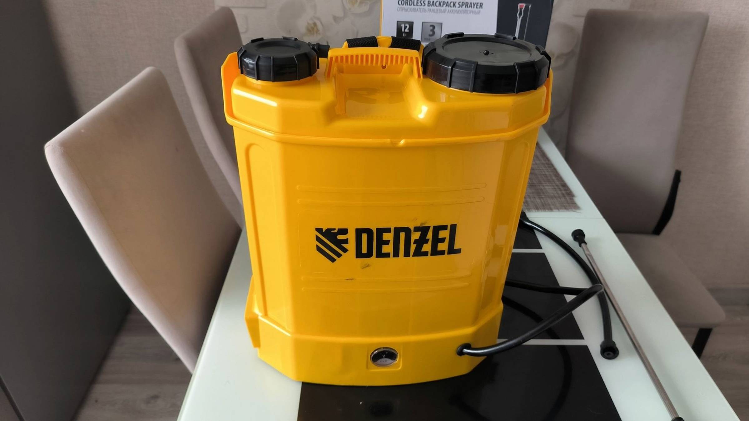 DENZEL D-12LA(64788) ОПРЫСКИВАТЕЛЬ РАНЦЕВЫЙ АККУМУЛЯТОРНЫЙ