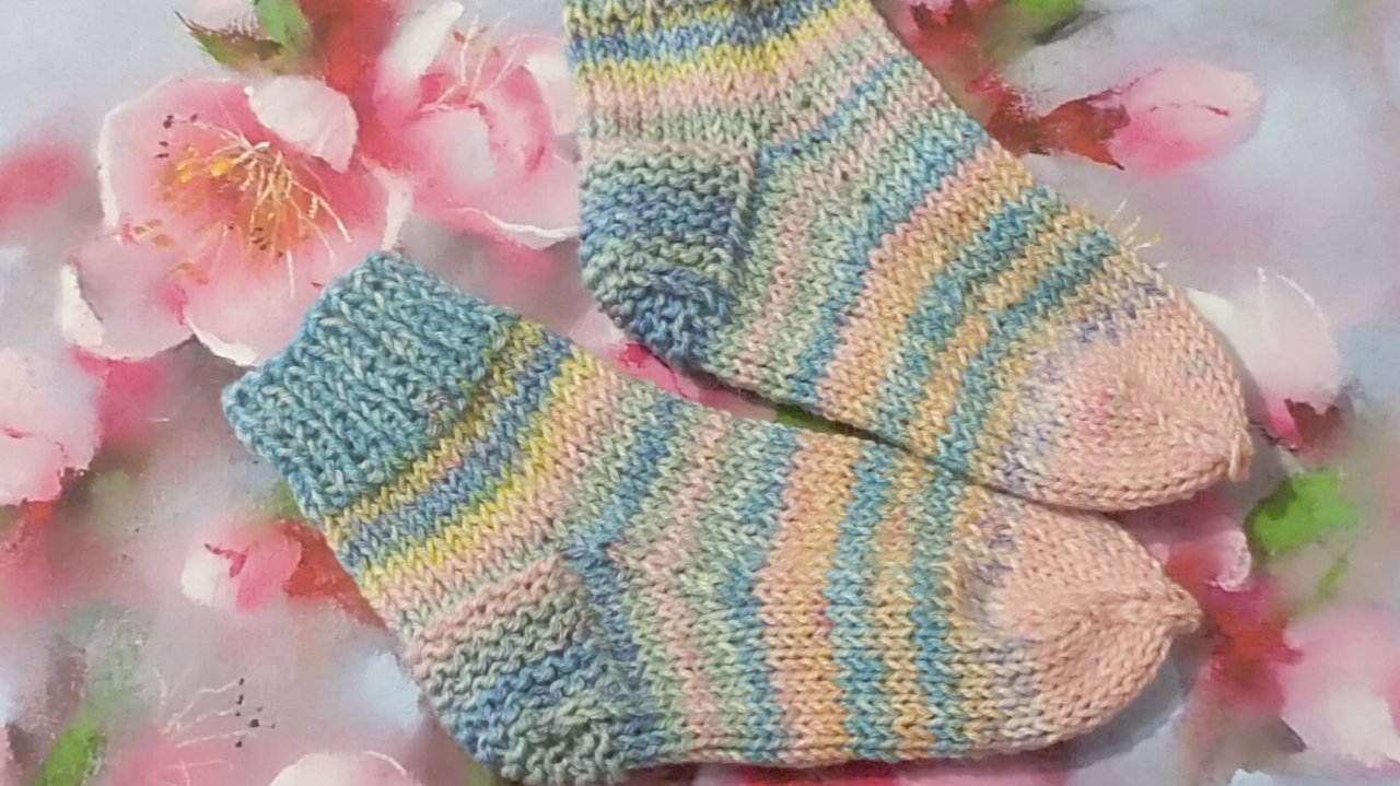 Отчёт в СП «Носочное изобилие». Носочки для младенца