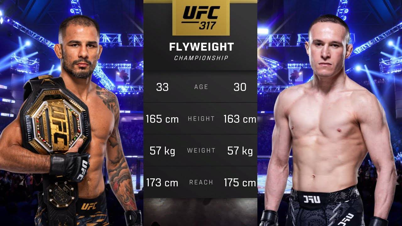 UFC 317 Александр Пантоха против КайКара-Франса Полный бой