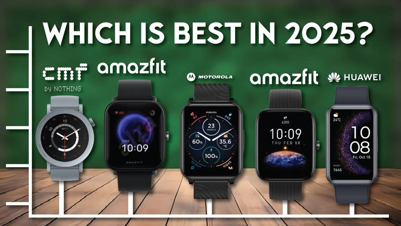 Top 5 Budget Smartwatches You Must See in 2025! Best Value Picks!