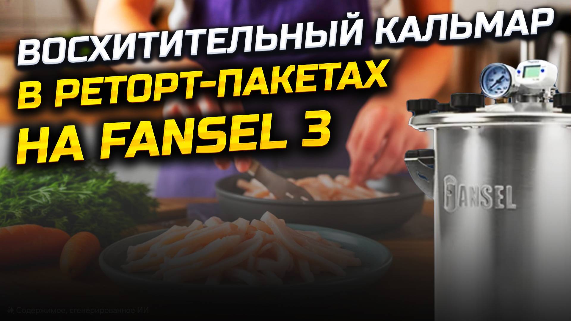 Не ожидали что это пипец как вкусно !! Кальмар в автоклаве в реторт-пакетах. Стоит попробовать 100%