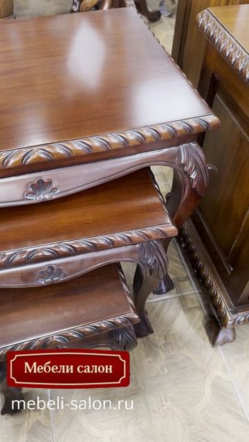 Набор из 3-х столиков-Indonesia furniture
