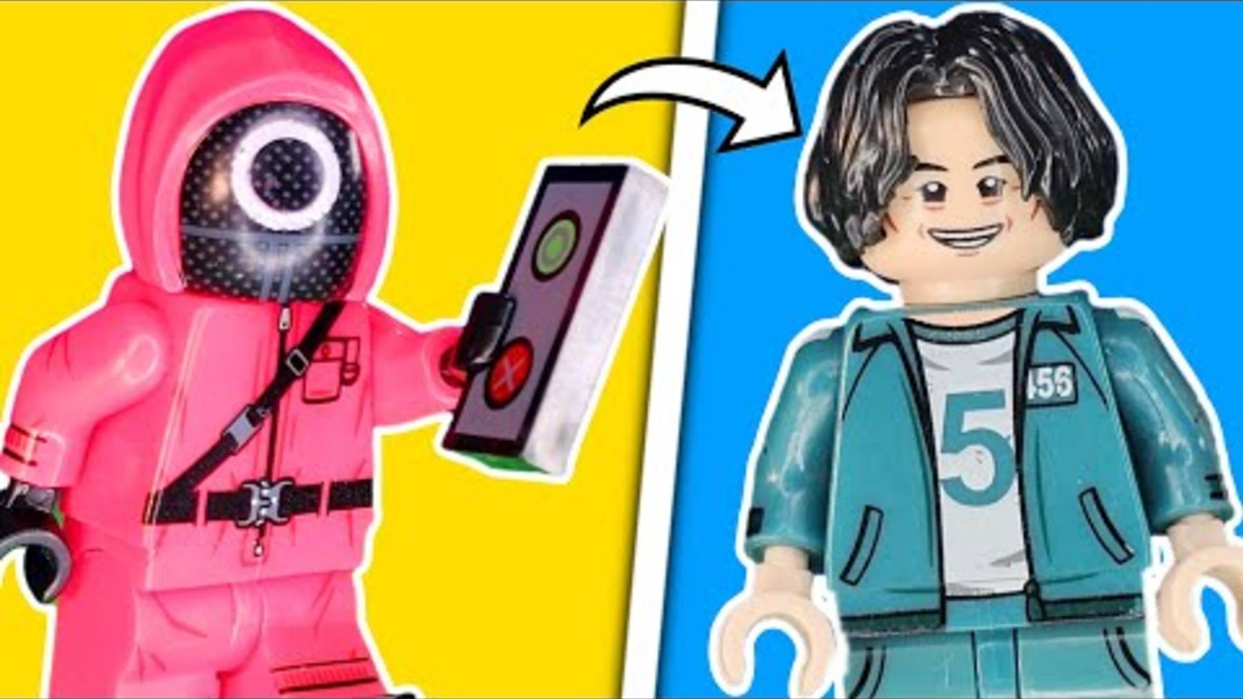 Я собрал ВСЕХ Персонажей Игры Кальмар Из Конструктора LEGO...