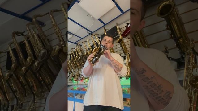 Saxophone Soprano carved “Mercury” bleck