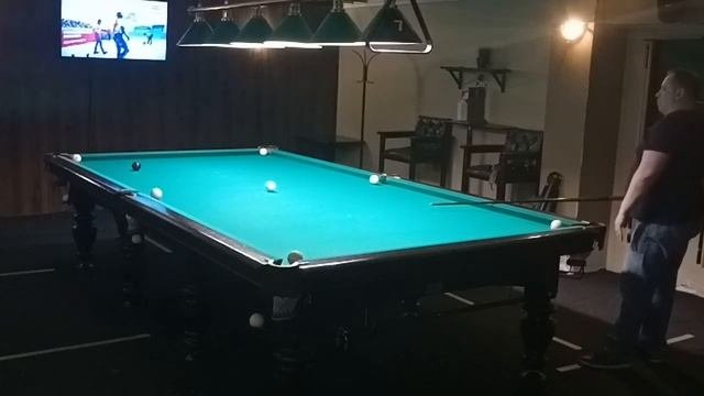 Упражнение на русском бильярде 