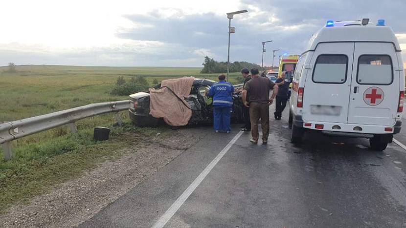 В Волгоградской области в ДТП с легковым авто и грузовиками погибли два ребенка