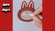 Вот как правильно нарисовать лабубу фломастерами. DIY
Арт