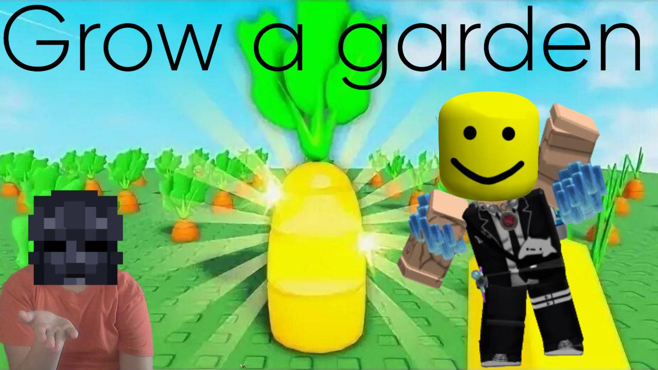 Попал в Grow a garden НО СТАЛ НУБОМ!