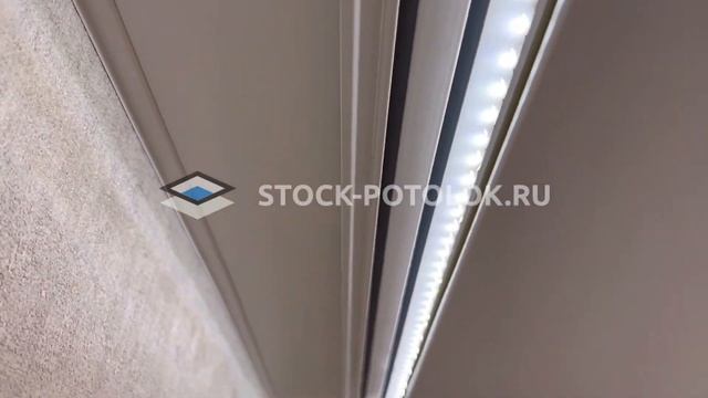 матовый натяжной потолок.