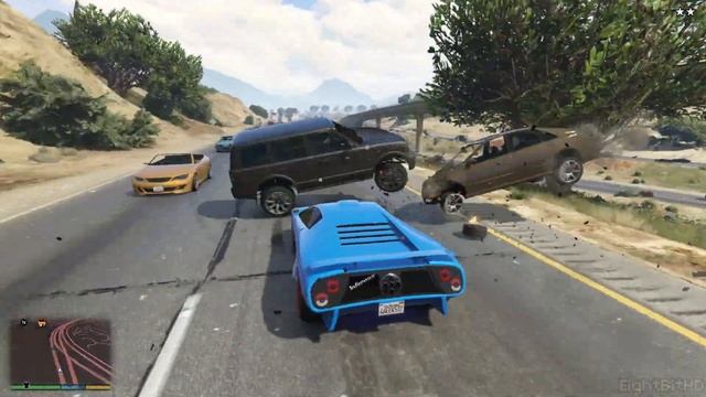 GTA 5 100 Tons Super Car Rampage #31 HD Grand Theft Auto 5