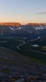 Живописный маршрут в горы Хибины 😍 #хибины #горы #туризм #север #россия #природа