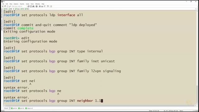 05. Deploy MP-BGP with L2VPN Signaling