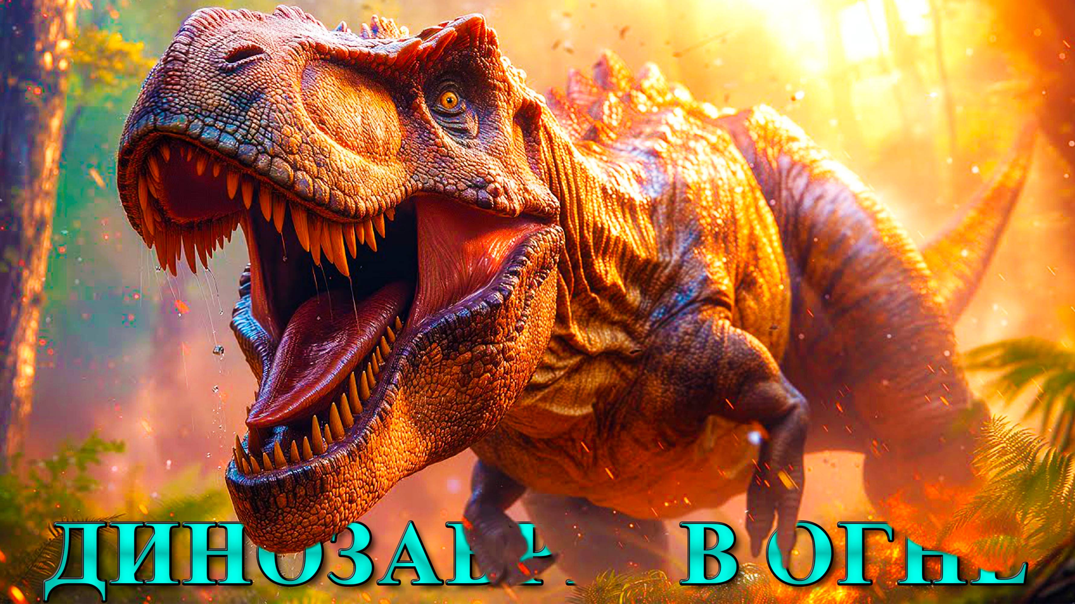 Динозавры в огне.