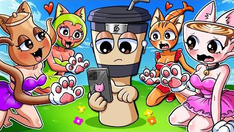 АССАССИНО ИГНОРИРУЕТ «КОШЕЧКУ-ДЕВУШКУ SPRUNKI😻 В ТЕЧЕНИЕ 24 ЧАСОВ»!!
