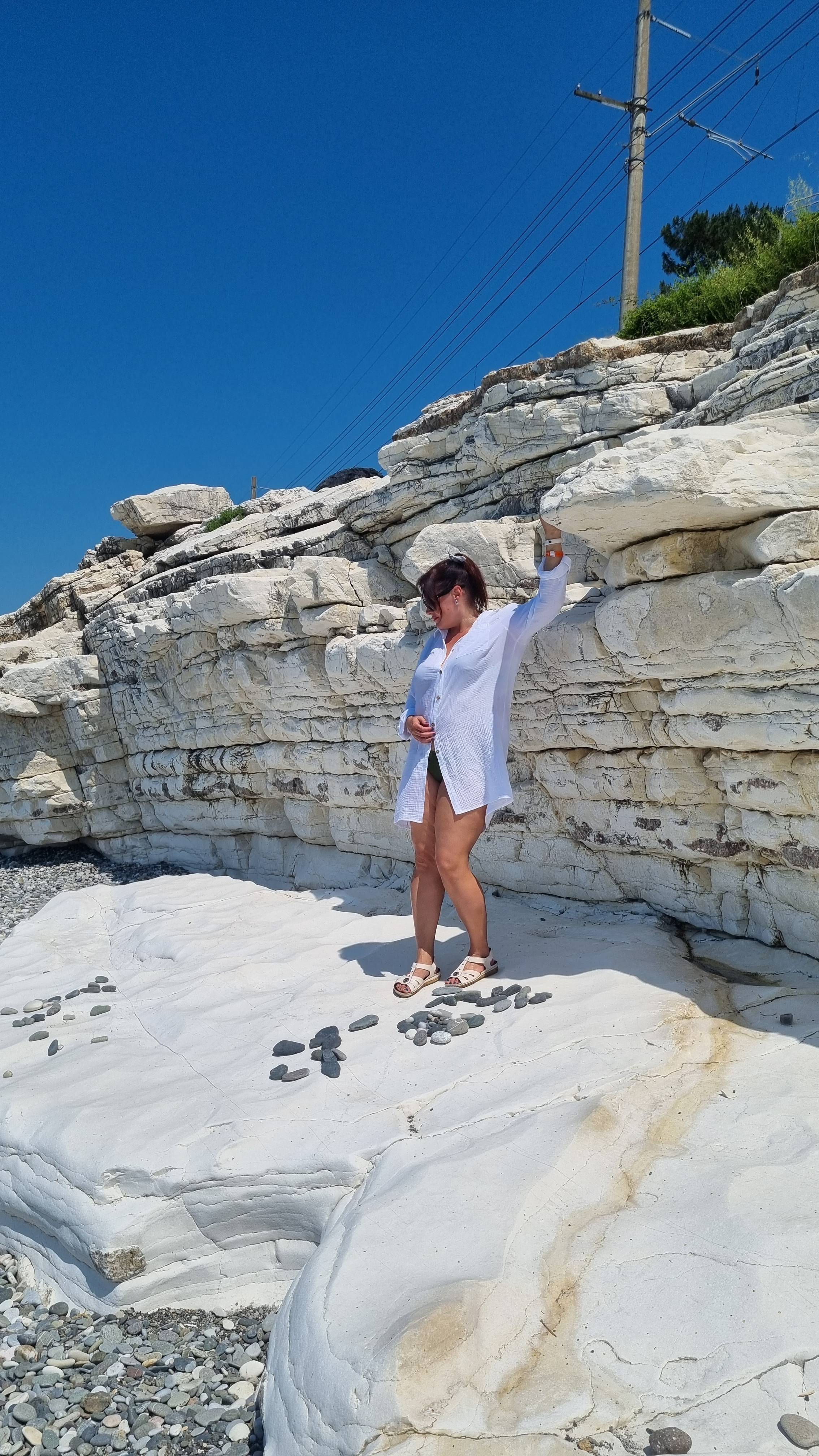 АБХАЗИЯ.БЕЛЫЕ СКАЛЫ.