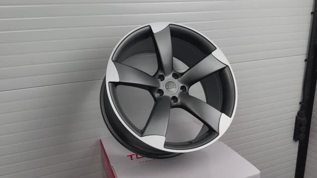 Диски FF1 WH-752 20 9.0J +35 5X112 66.5 вес 11,9kg Satin Gray Machined Face