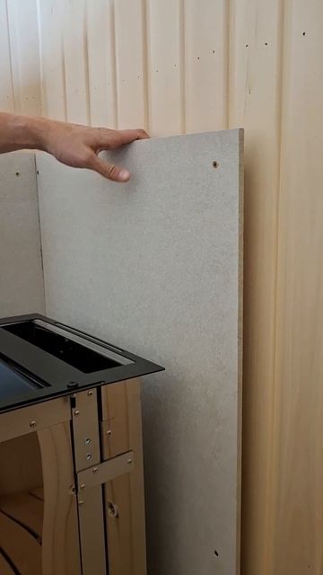 Безопасно устанавливаем печь в нашей каркасной бане!