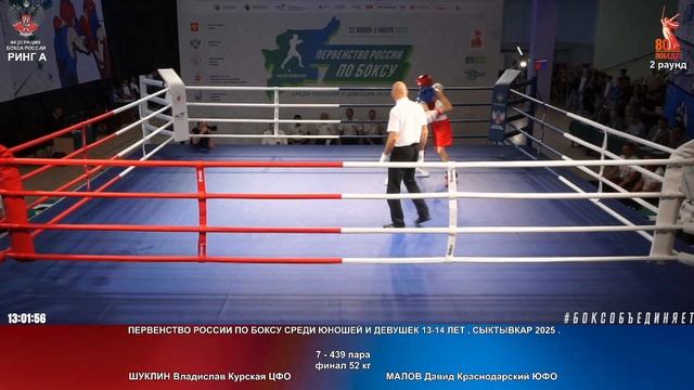 439 финал 52 кг ШУКЛИН Владислав Курская ЦФО - МАЛОВ Давид Краснодарский ЮФО
