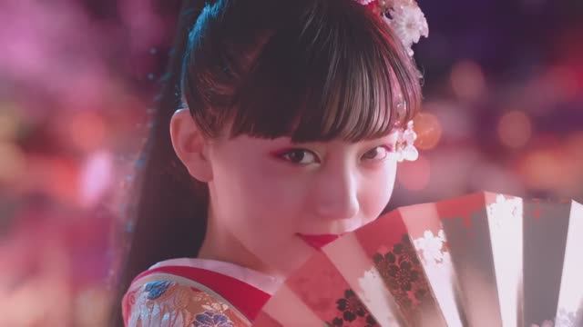 Haruna Kawaguchi is drawn by the world of Heian 'Onmyoji' with a beautiful kimono